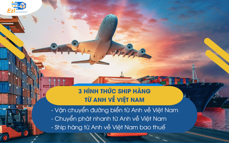 Các hình thức ship hàng từ Anh về Việt Nam Các hình thức ship hàng từ Anh về Việt Nam