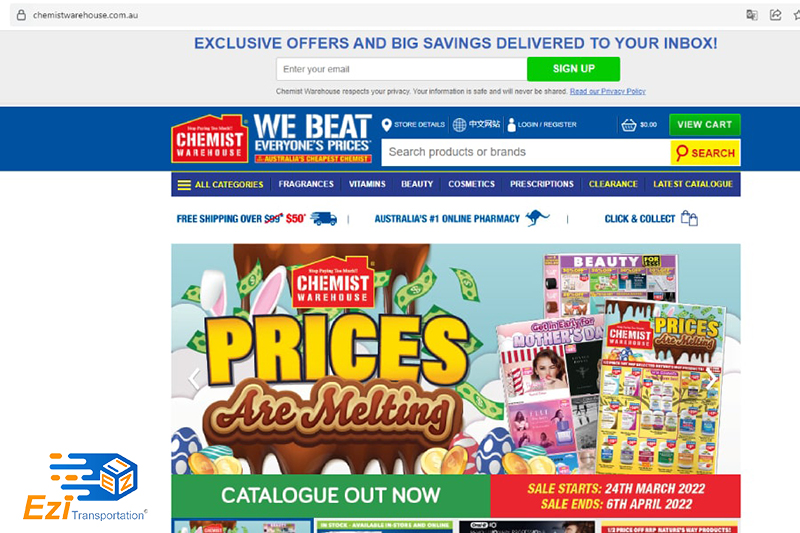 Chemistwarehouse là một trong những website order hàng Úc uy tín nhất hiện nay Chemistwarehouse là một trong những website order hàng Úc uy tín nhất hiện nay