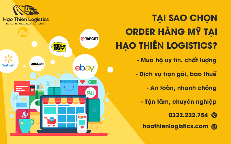 Tại sao chọn order hàng Mỹ qua Hạo Thiên Logistics? Tại sao chọn order hàng Mỹ qua Hạo Thiên Logistics?