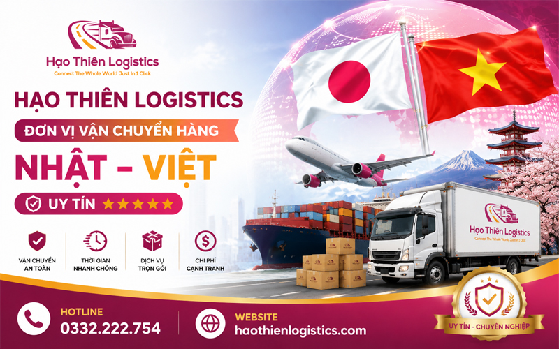 Hạo Thiên Logistics - Đơn vị vận chuyển hàng Nhật - Việt uy tín