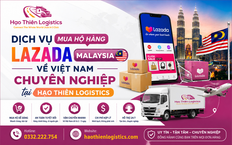 Dịch vụ mua hộ hàng Lazada Malaysia về Việt Nam chuyên nghiệp Dịch vụ mua hộ hàng Lazada Malaysia về Việt Nam chuyên nghiệp