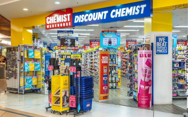 Hình ảnh cửa hàng Chemist Warehouse tại Úc