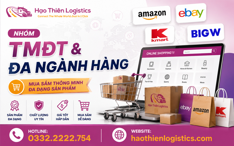Nhóm sàn thương mại điện tử và website đa ngành hàng tại Úc