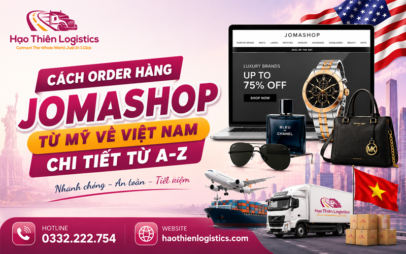 Cách order hàng Jomashop về Việt Nam chi tiết từ A-Z Cách order hàng Jomashop về Việt Nam chi tiết từ A-Z
