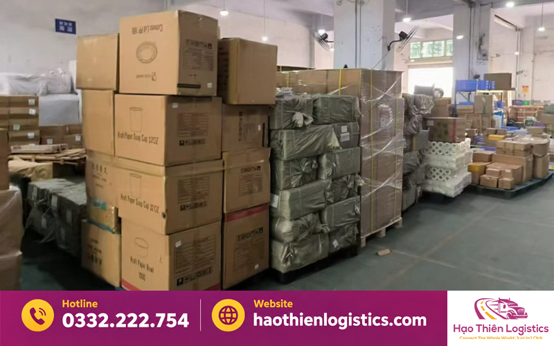 Hình ảnh kho hàng Hạo Thiên Logistics tại Trung Quốc