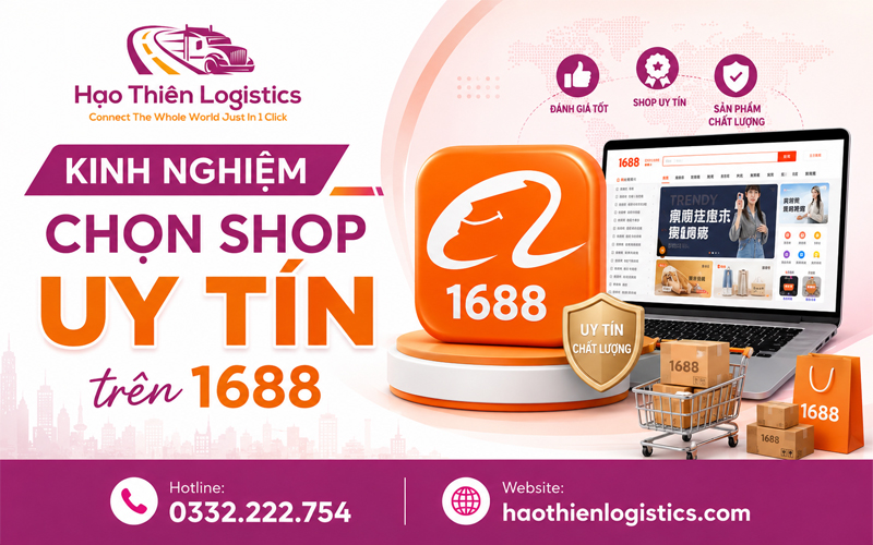 Kinh nghiệm chọn shop uy tín trên 1688