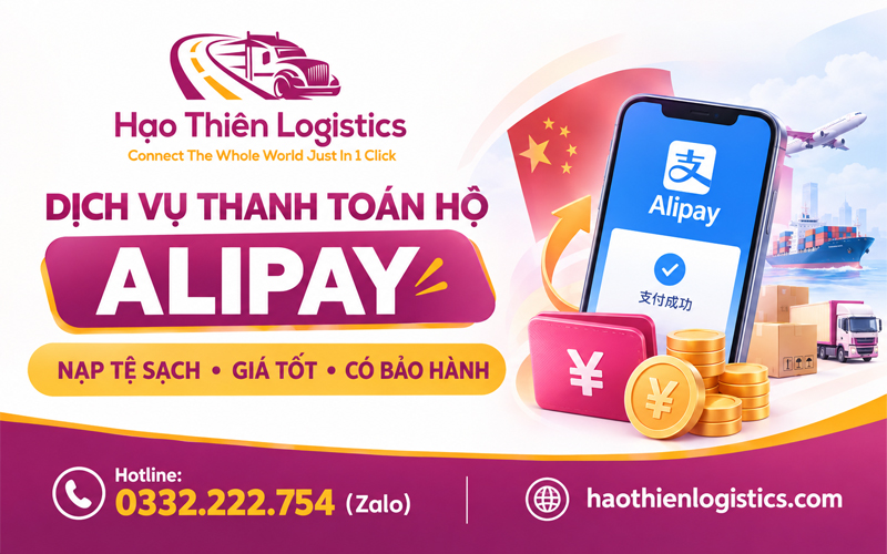 Dịch vụ thanh toán hộ Alipay nạp tệ sạch giá tốt có bảo hành
