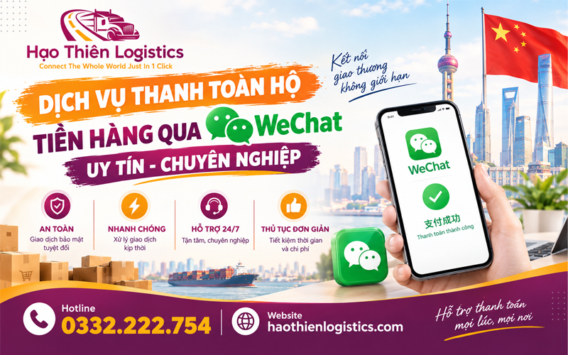 Dịch vụ thanh toán hộ tiền hàng qua Wechat uy tín chuyên nghiệp Dịch vụ thanh toán hộ tiền hàng qua Wechat uy tín chuyên nghiệp