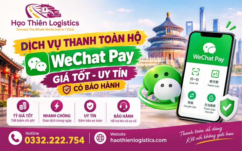 Dịch vụ thanh toán hộ Wechat Pay giá tốt uy tín có bảo hành Dịch vụ thanh toán hộ Wechat Pay giá tốt uy tín có bảo hành
