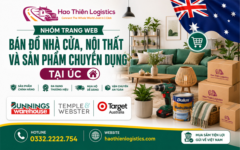 Nhóm trang web bán đồ nhà cửa, nội thất và sản phẩm chuyên dụng tại Úc