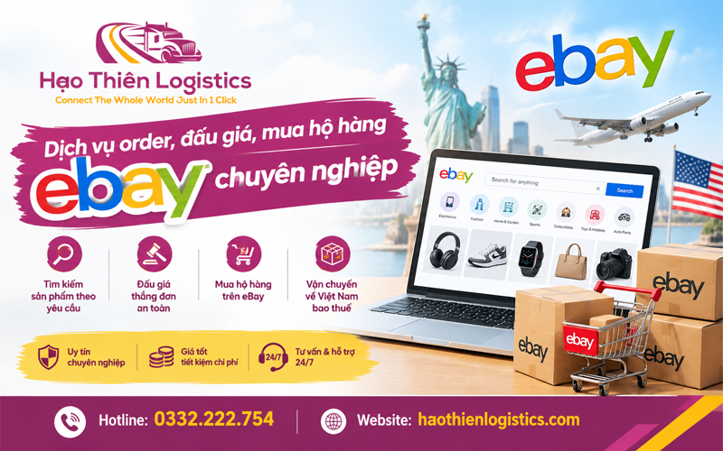 Dịch vụ order, đấu giá, mua hộ hàng eBay chuyên nghiệp Dịch vụ order, đấu giá, mua hộ hàng eBay chuyên nghiệp