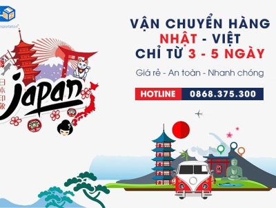 Vận chuyển hàng từ Nhật Bản về Việt Nam chỉ từ 3-5 ngày