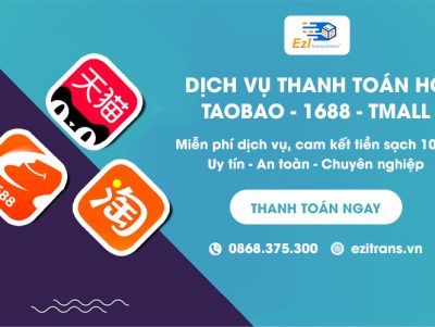 Dịch vụ thanh toán hộ Taobao, 1688, Tmall miễn phí uy tín