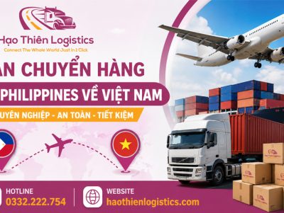 Dịch vụ vận chuyển hàng từ Philippines về Việt Nam chuyên nghiệp
